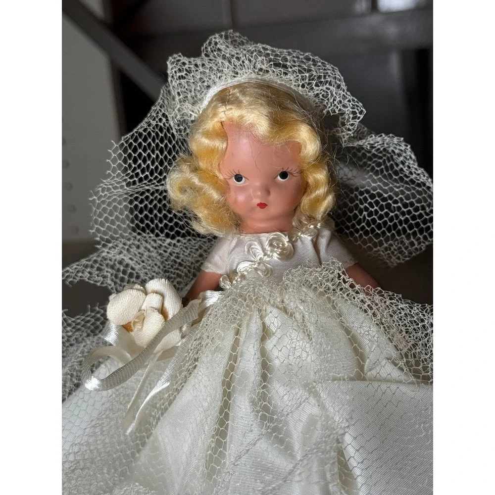 Vintage Lot of 4‎ Nancy Ann Storybook Dolls Playset for Kids Girls with Outfits